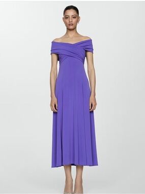 NWT (size XS) MANGO OFF-SHOULDERS DRESS
